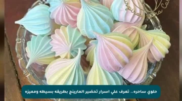 حلوى ساحرة.. تعرف على أسرار تحضير المارينج بطريقة بسيطة ومميزة